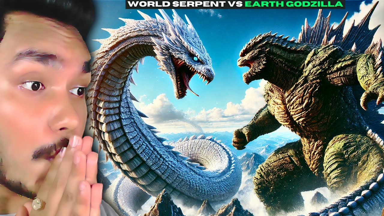 Can EARTH GODZILLA Stop the World Serpent 😲 ?