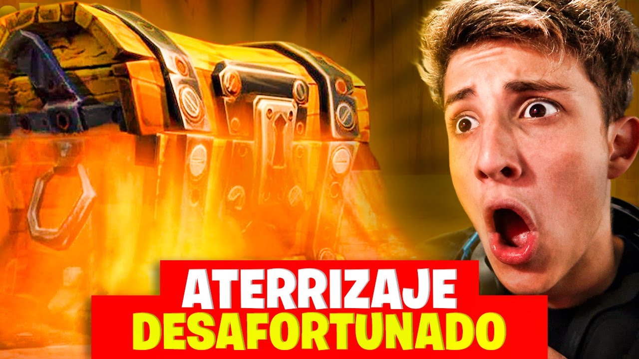 GANANDO LA PARTIDA CON EL LOOT DEL PRIMER COFRE | Aterrizaje Desafortunado