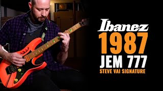 1987 Ibanez JEM 777 Steve Vai Signature | CME Vintage Demo | Phil Hunger