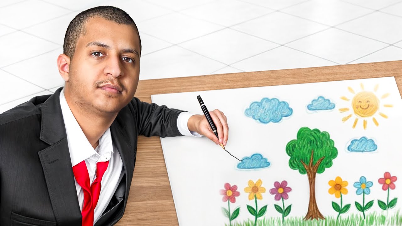 جربت اصير فنان لمدة 24 ساعة 👨‍🎨