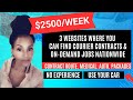 3 Websites Where you can find courier contracts & On-Demand Jobs nationwide