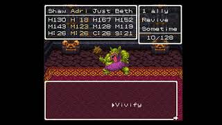 Dragon Quest III (SNES) - Castle of Manoza - Boss Troll