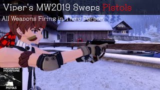 Garry's Mod [Viper's Sweps] MW2019 Pistols All Weapons Firing in Third Person