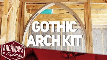 Installing a Prefab Gothic Archway