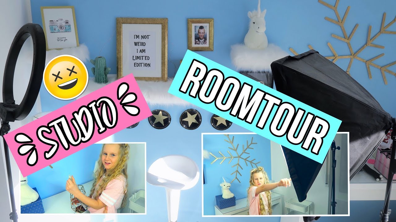 STUDIO TOUR 🎥 Roomtour 2018 Zimmer Deko ROOMDECOR | Mavie Noelle FAMILY ...