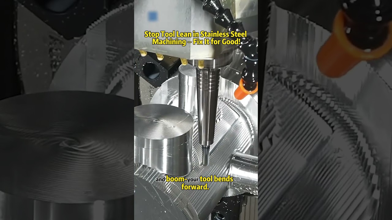 🚨 Stop Tool Lean in SS Machining – Fix It FOREVER! 🚨 