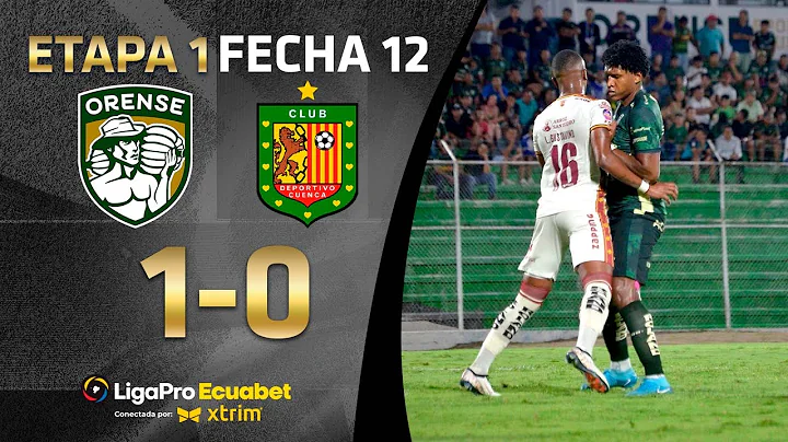 FULL SUMMARY: ORENSE 1-0 D. CUENCA | LIGAPRO ECUABET
