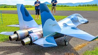 PURE SKILLS AND CONTROL! HUGE SUCHOI SU-30 RC TURBINE JET FLIGHT DEMONSTRATION