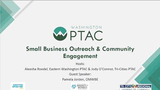 Small Business Outreach and Community Engagement 20211013