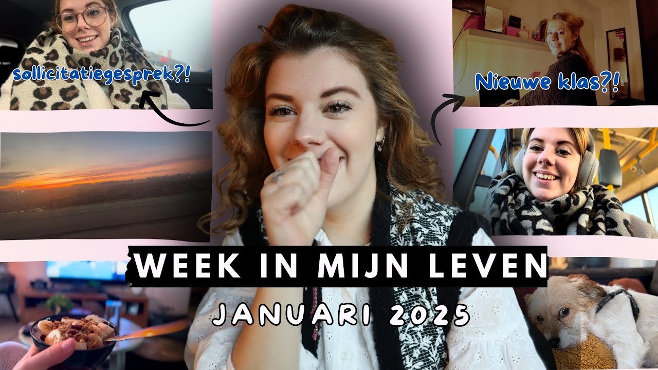 WEEK IN MIJN LEVEN : Januari | NIEUWE klas én een BIJBAAN ?!😱