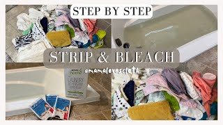 HOW TO STRIP CLOTH DIAPERS
