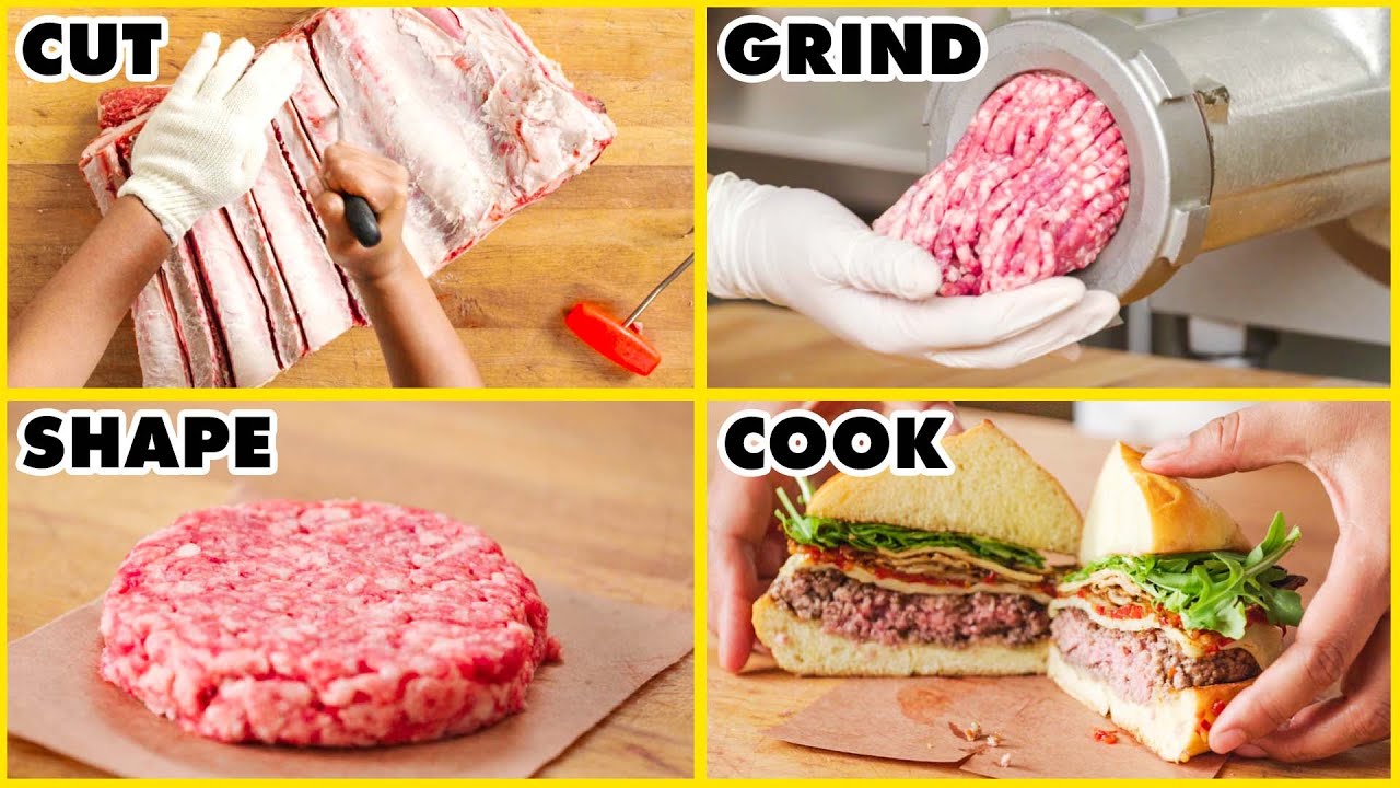 Mastering the Art of Burger Blending with Eight Cuts of Beef