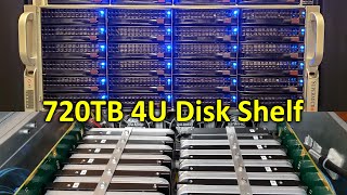 Massive 720TB JBOD Disk Array, 4U Supermicro CSE846 Server Chassis Build