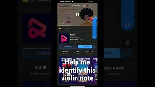 new resso app ad..❤️ plz help me identify this violin note