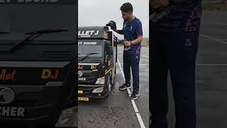 black scania bullet sound mini rc remote control testing 🎛️🚛🎧 #dj #minidj #bulletsound