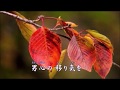 「葉桜しぐれ」カラオケオリジナル歌手・沖田真早美