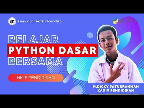 Tutorial Python Dasar Membuat Input Output dengan Variable