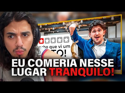 KENNZY REAGE AOS RESTAURANTES COM PIOR VALIAÇÃO DO BRASIL 🤢