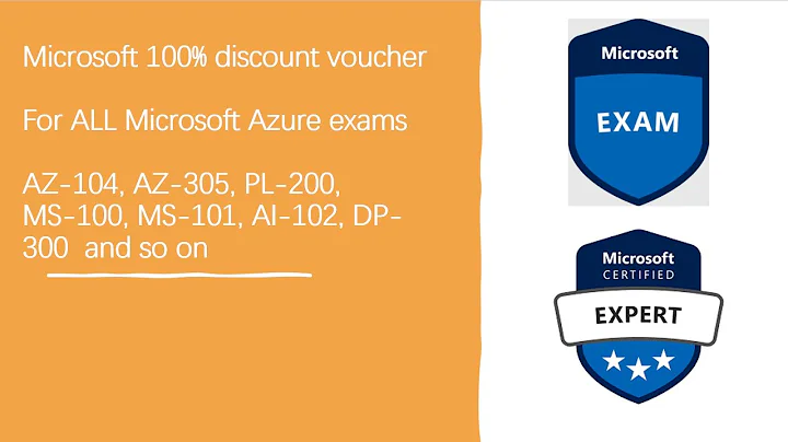 How to scheduel Microsoft AZ305 certification exam using 100% discount voucher?