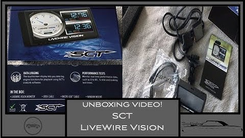 SCT LiveWire Vision Performance Monitor Unboxing Video