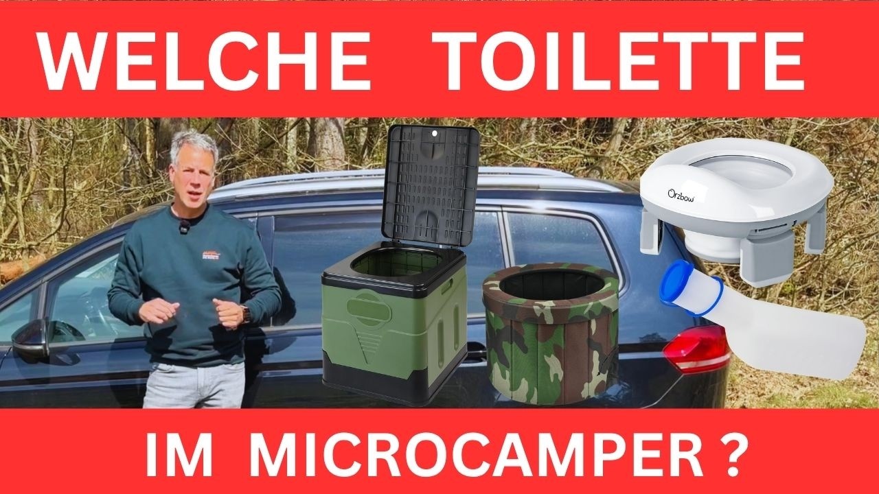 Welche Toilette im Microcamper? Alle Toiletten getestet fr Minicamper und  Vanlife