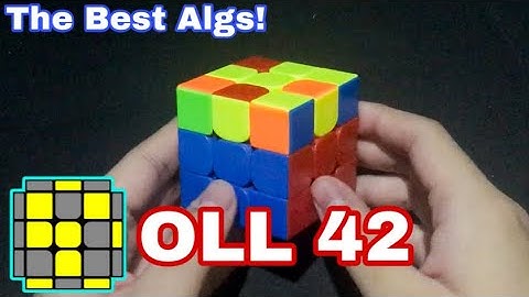 The BEST ALGORITHMS for OLL 42 (V2)
