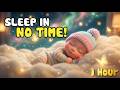 1 Hour Deep Sleep: Gentle Hush Baby Sound + Womb Sounds &amp; Ocean Waves for Instant Calm