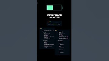 👨‍💻BATTERY CHARGE ANIMATION👨‍💻 #shorts #viral #coding #code #javascript #css #html #webdesign