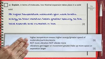 Q 01 .. L03 (Thermal Expansion) .... Ch 2 Thermal physics IGCSE past papers