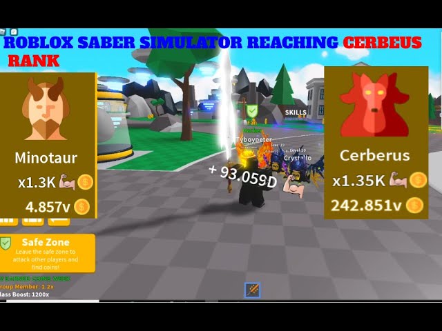 Download and upgrade Roblox Saber Simulator Reaching ...