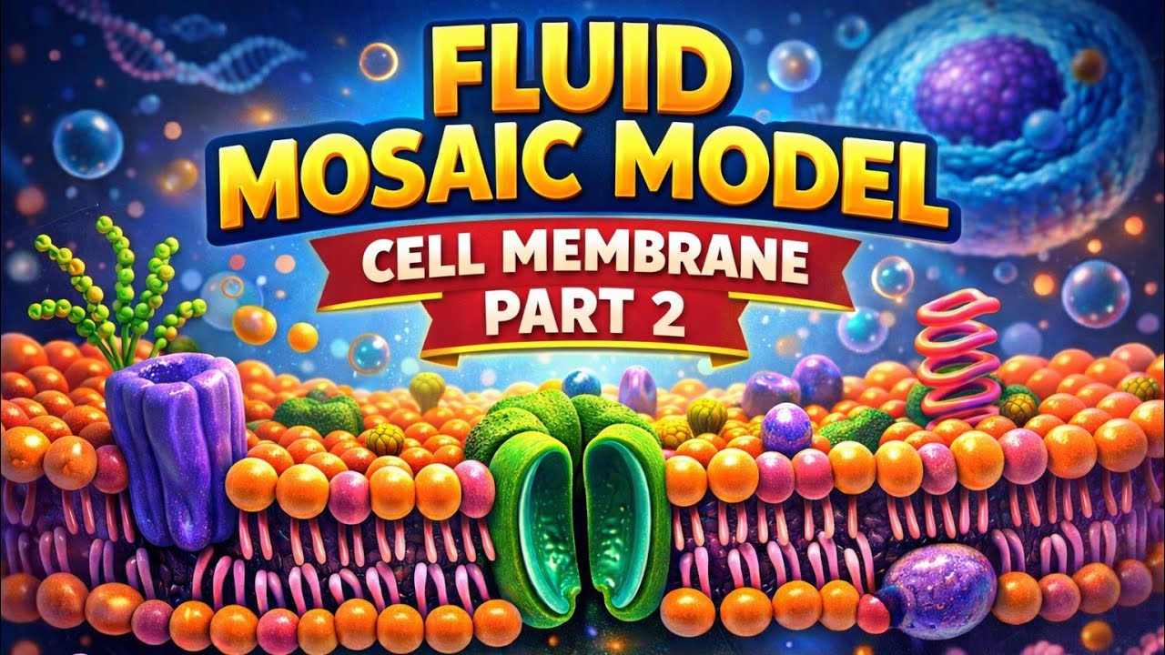 FLUID MOSAIC MODEL ! #ncert #neet #basic 