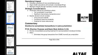 3.22. GloBE Rules-Article 3.2.8 - 3.2.11-Intra-jurisdictional Elimination-Insurance-AT1 Cap-Ch 6 & 7