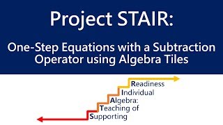 One-Step Equations - Part 6 ‖ Introduction to Equations ‖ Grade 6 ‖ Project STAIR