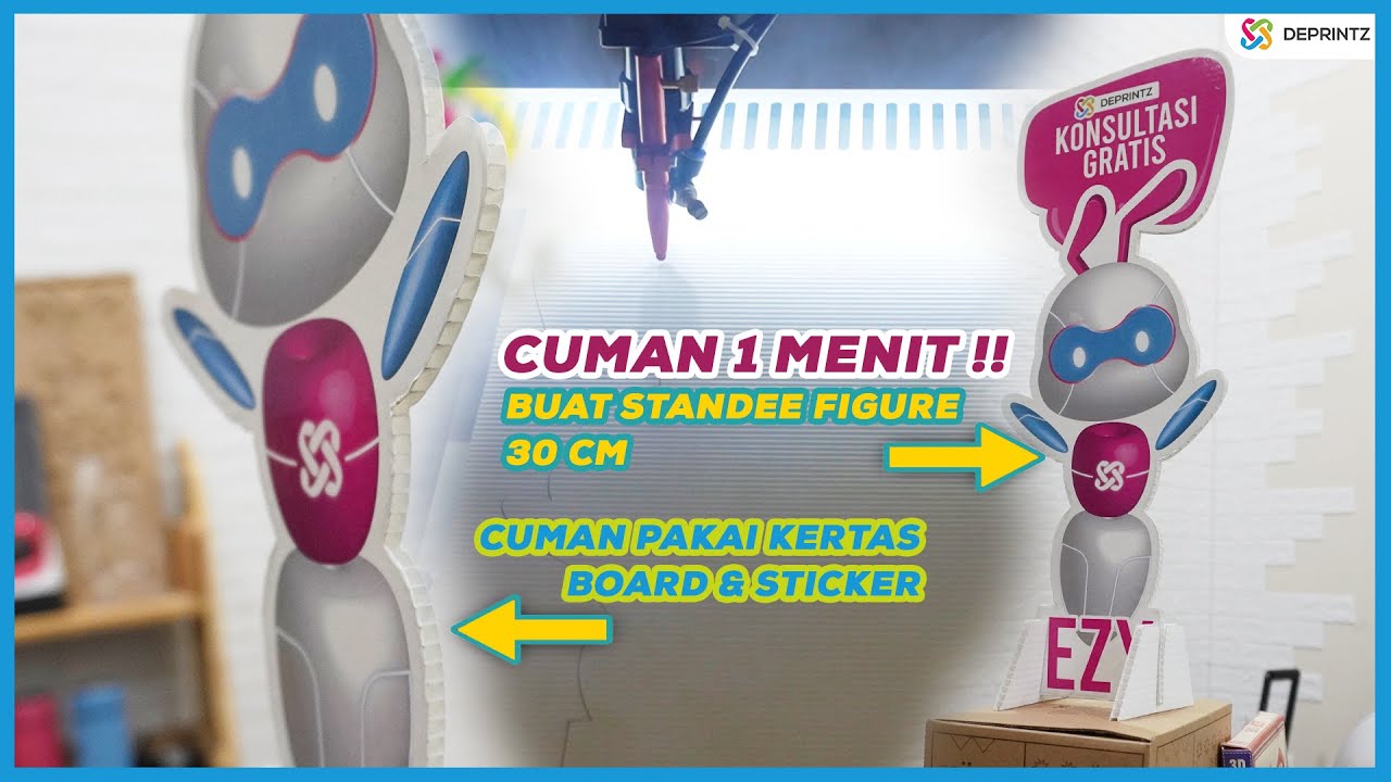 TUTORIAL MEMBUAT STANDEE FIGURE DARI ALVABOARD DENGAN MESIN LASER CO2
