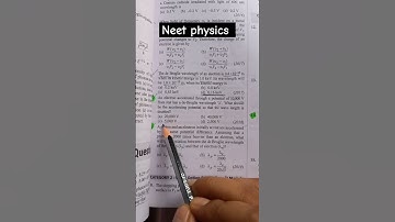 electron accelerated through potential difference #neet #shorts