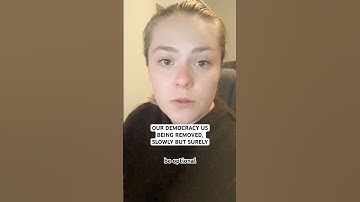OUR DEMOCRACY IS BEING REMOVED, SLOWLY BUT SURELY