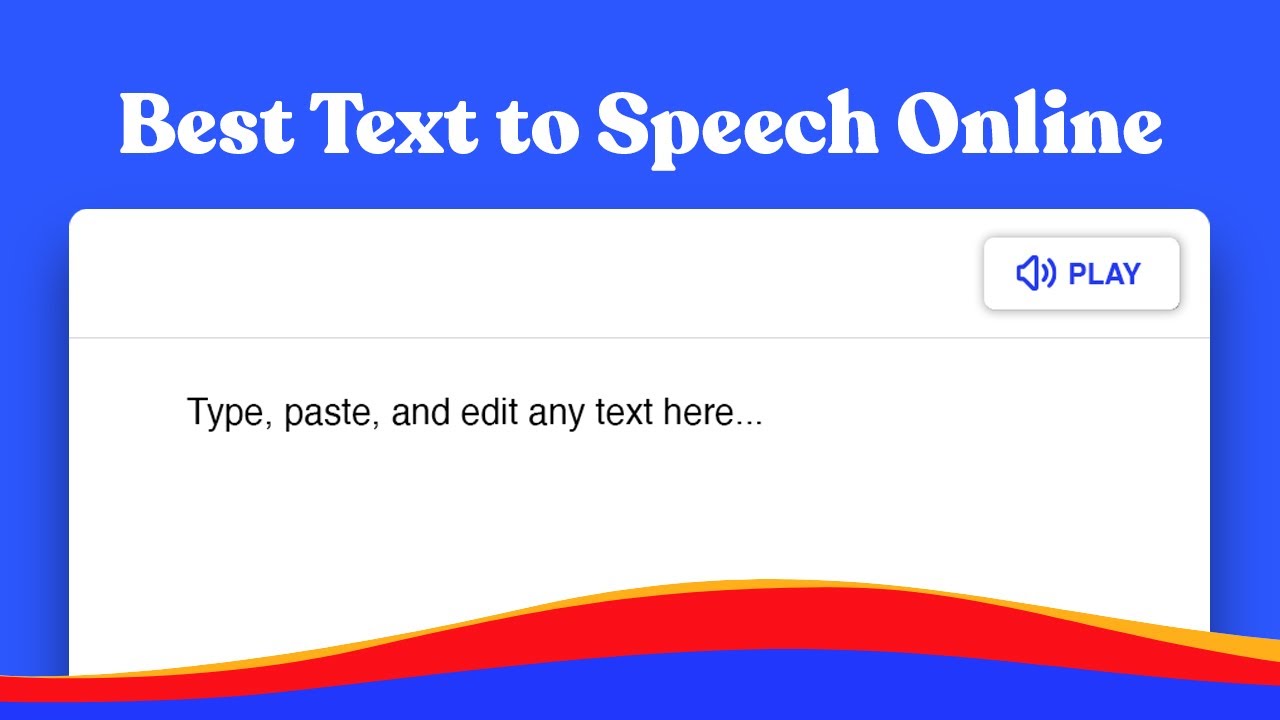 Best TexttoSpeech Online Only The Best Top 5  Speechify