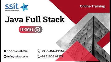Java Full Stack Training Demo || SSIT Software Online Training @ 17/01/2023