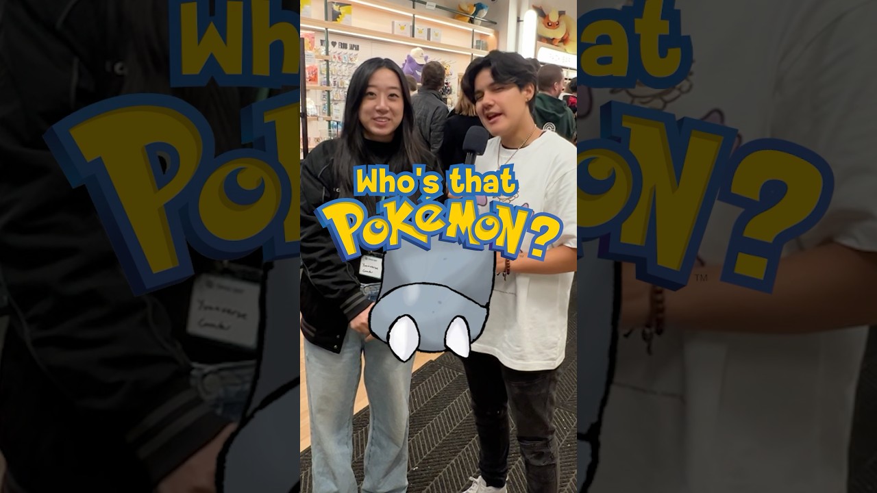 She tried to guess Pokémon from their LEGS… 🦵🏼