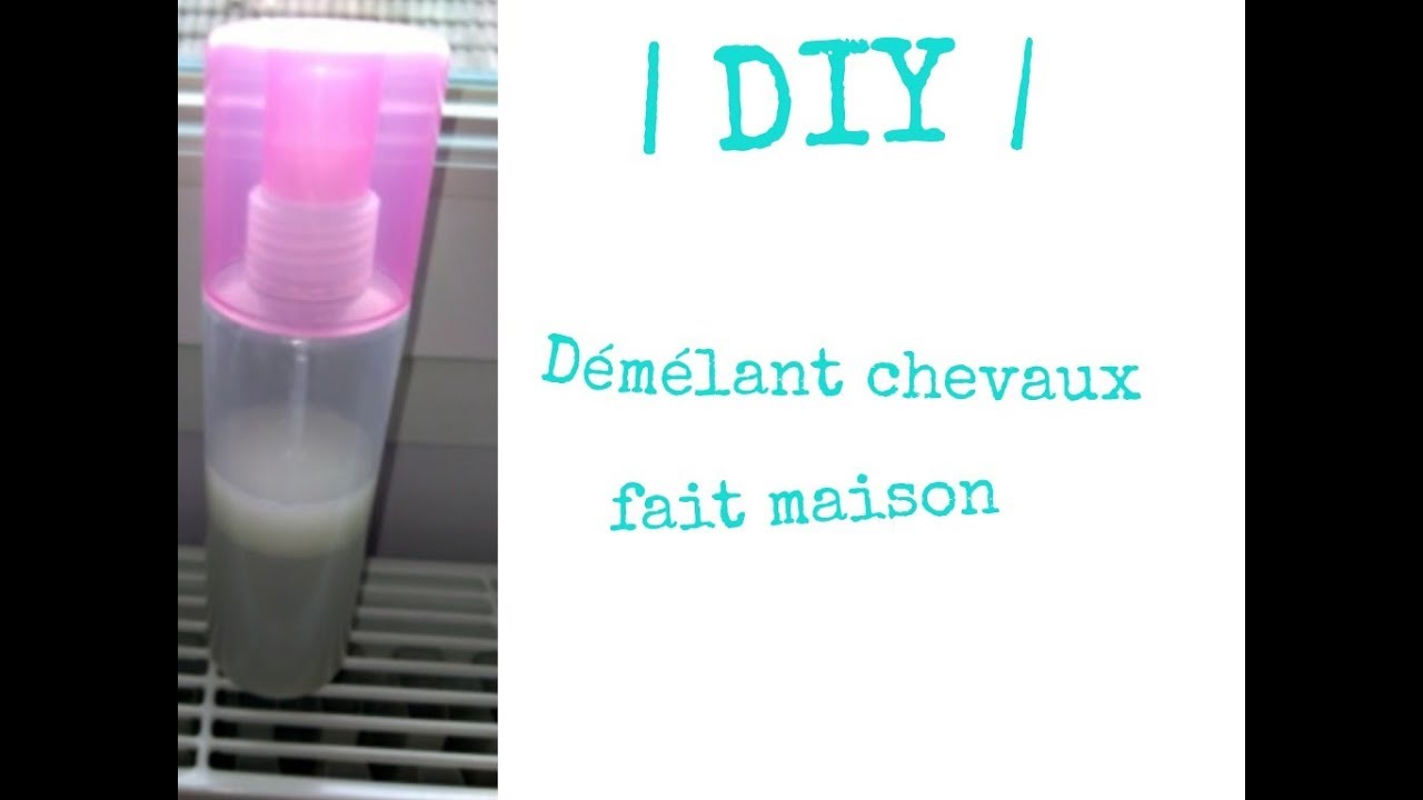 DIY | Démélant pour chevaux fait maison ️ - YouTube