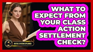 What To Expect From Your Class Action Settlement Check? - Justice System Explained Profile