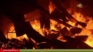 Expensive vehicles worth millions of burn beyond recognition at Gambia’s Industrial fire outbreak