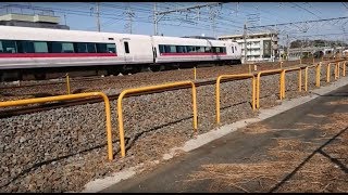 特急下り、E657系10連、通過(103km/hr)。バイノーラル録音+αMk3.1