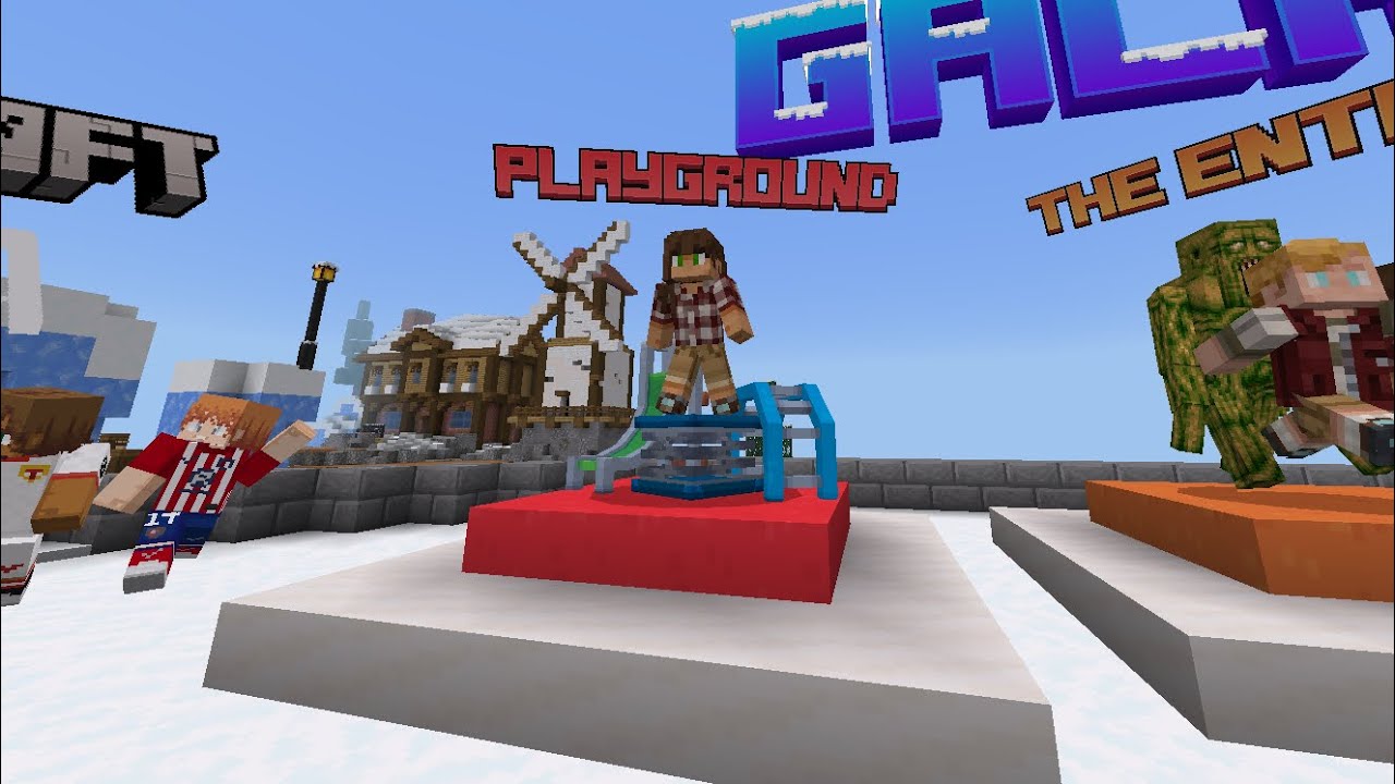 Playing playground on the Galaxite server in Minecraft | Minecraft ...
