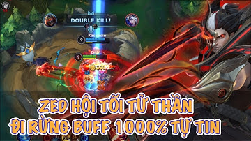 [LMHT: Tốc Chiến] Skin mới ZED Hội Tối Tử Thần quá đẹp mang đi rừng tăng thêm 100% công lực