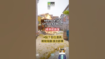 CS2 Inferno | CT 連結郵筒精準火燒 A 包點#CS2 #CounterStrike2 #Inferno#Molotov #CS2Tips #CS2Shorts #水泥貓zenny
