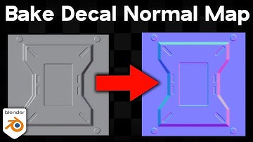How to Bake Normal Map Decals in Blender (Tutorial)