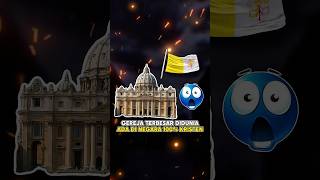 Gereja Terbesar Didunia 🤩 #gereja #vatikan #kristen #katolik #petrus