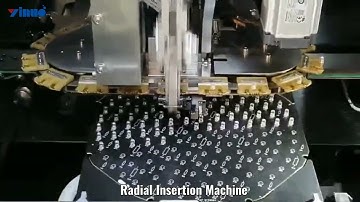 THROUGH HOLE COMPONENTS INSERTING MACHINE