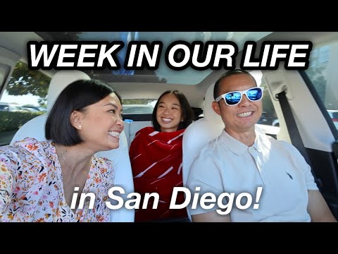 Week In Our Life In San Diego: Food Festival, Basketball Game, & Dorm Visit | The Laeno Family